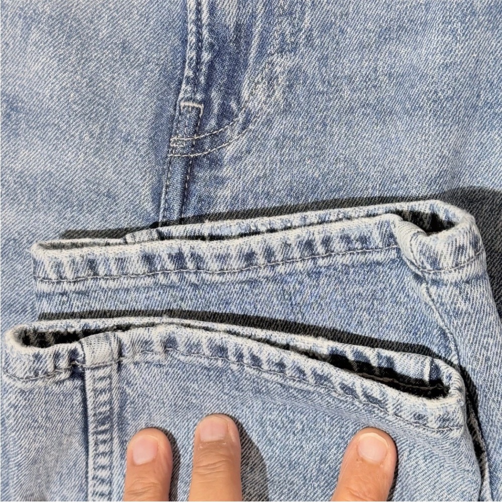 Calvin Klein Blue Skinny Jeans Mens 38x30 Light Wash Cotton Stretch - Picture 6 of 14